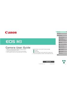 Canon EOS M3 manual. Camera Instructions.